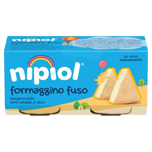 NIPIOL FORMAGGINO GEHOMOGENISSERDE KAAS 2 X 80 G